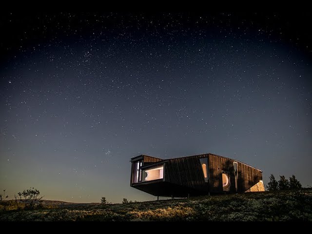 UFOhytta – spektakulær hytte i naturskjønne Hessdalen