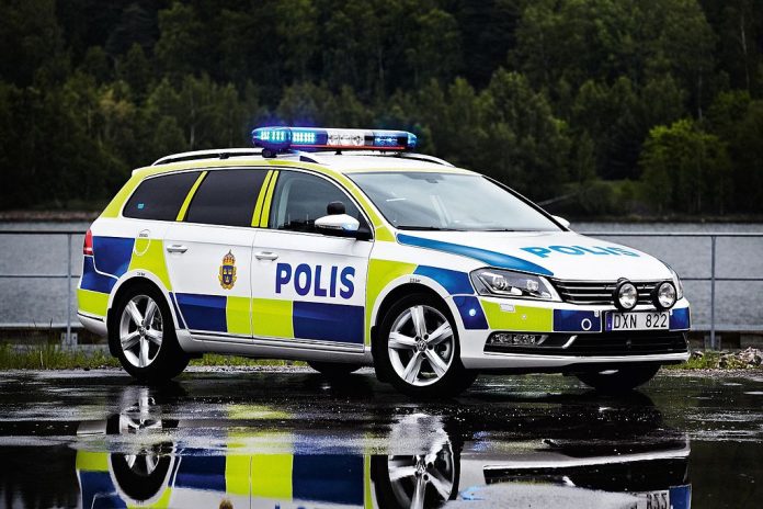 Svensk politibil. Foto: Volkswagen Sweden /Wikimedia Common