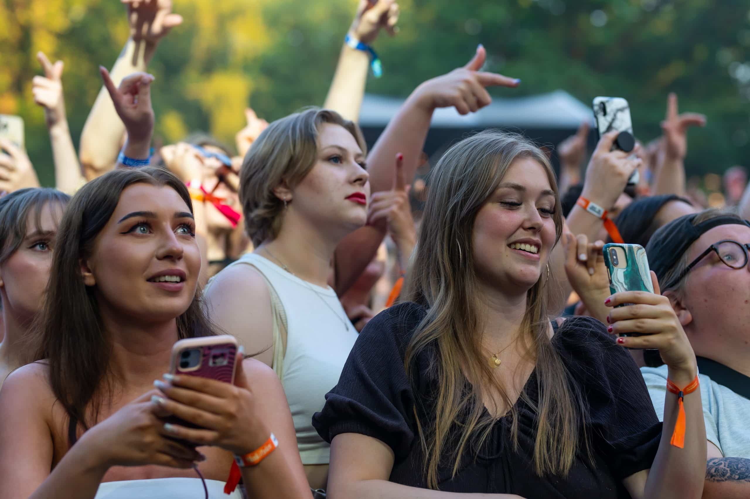 Piknik i parken under tropesol