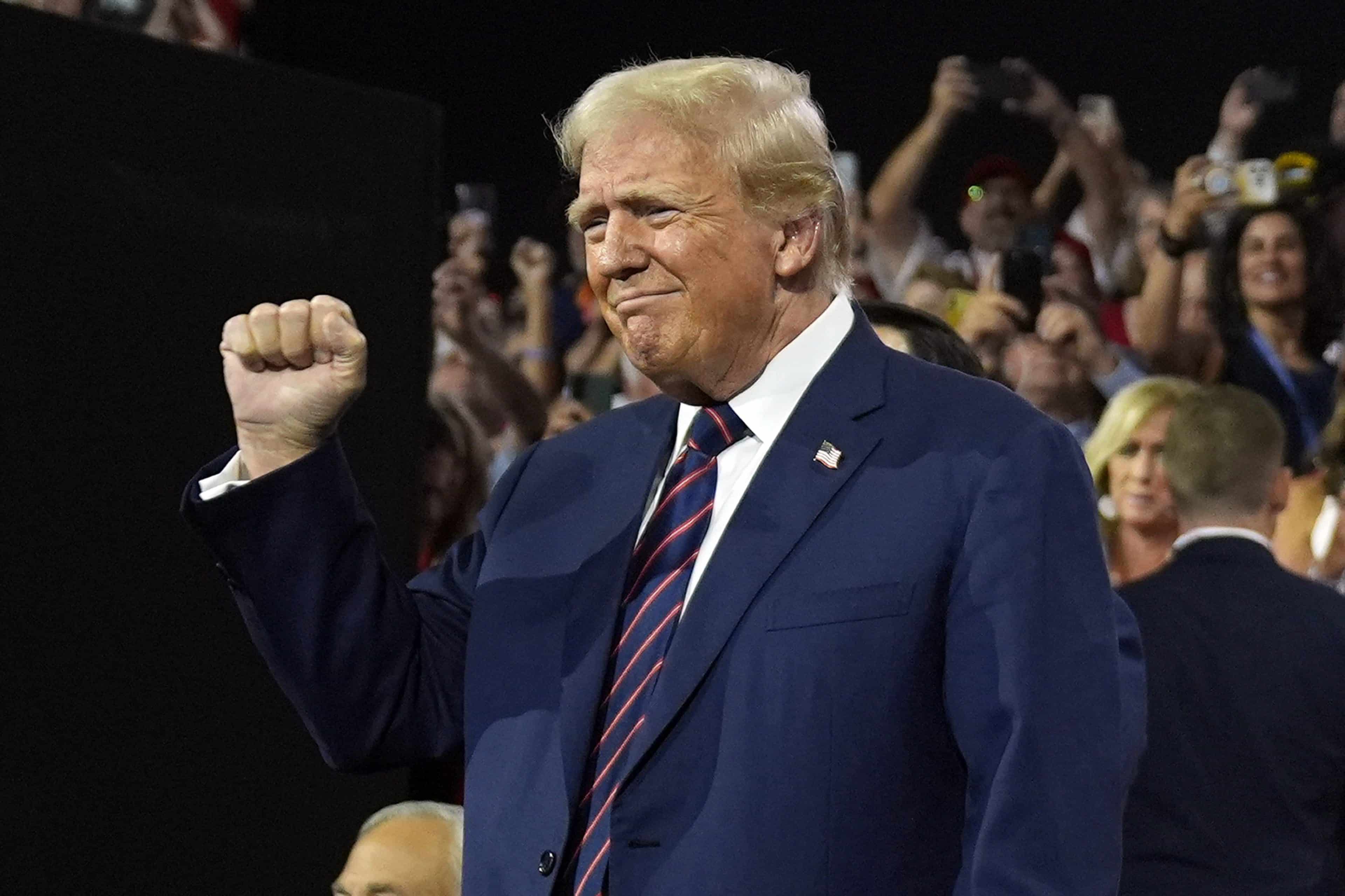 Trumpf Vip Kraftig oppsving for Trump i viktige vippestater