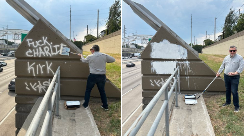 Ted Cruz malte over graffiti: – Fjerner ondskapen
