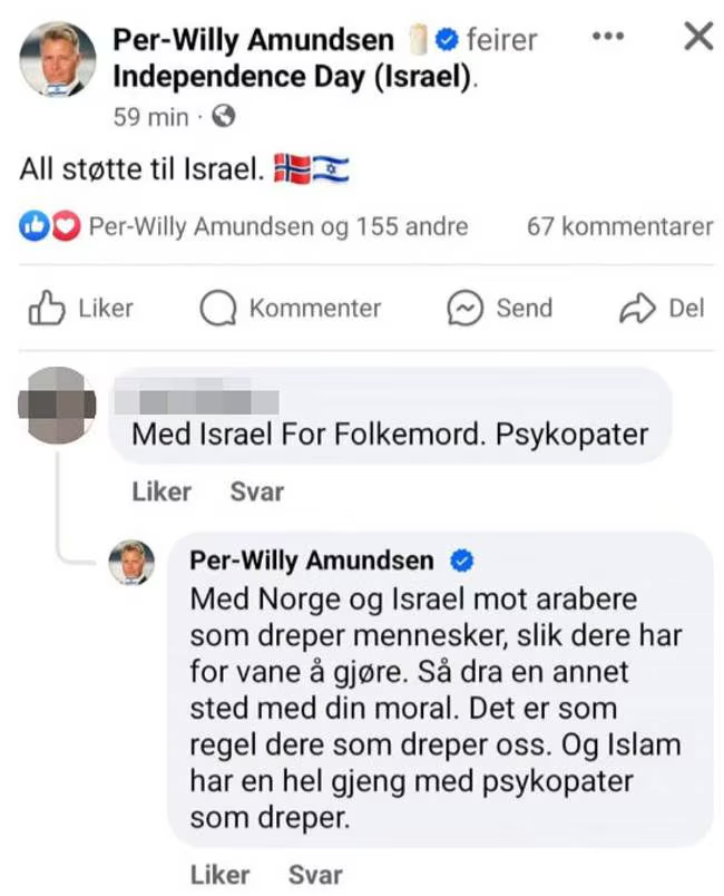 Amundsen åpner opp om det mye omtalte Facebook-innlegget: – Jeg gikk helt utfor stupet