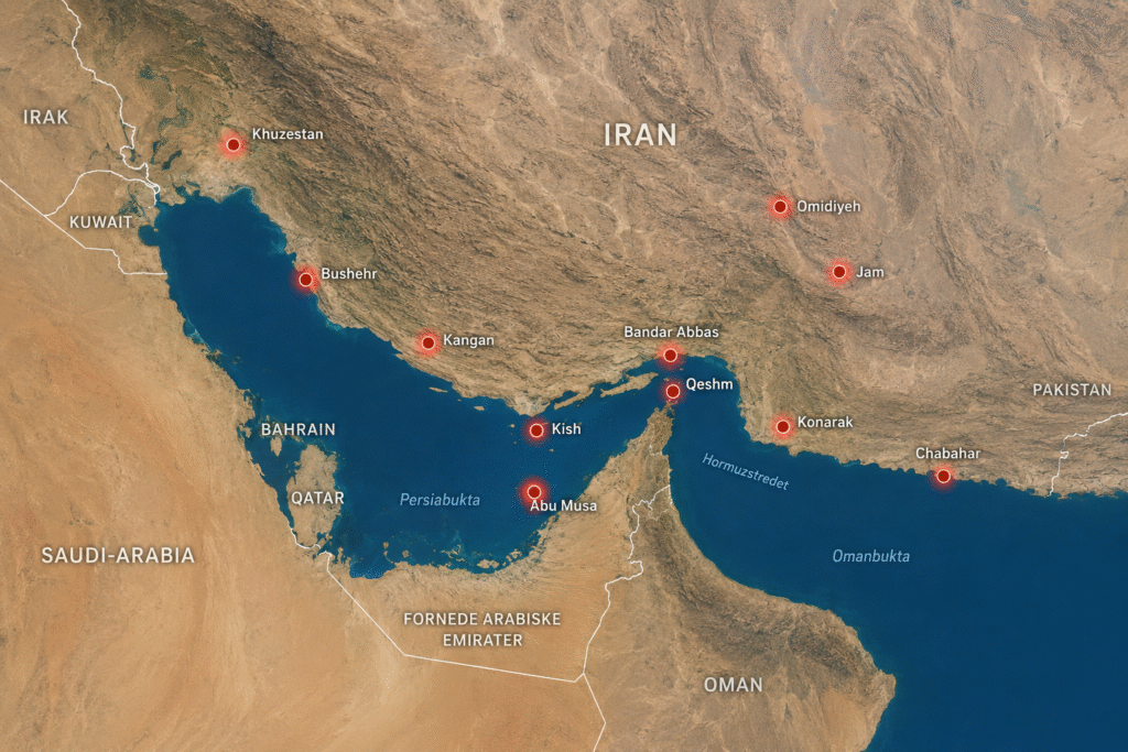 USA angriper Iran tredje natt på rad